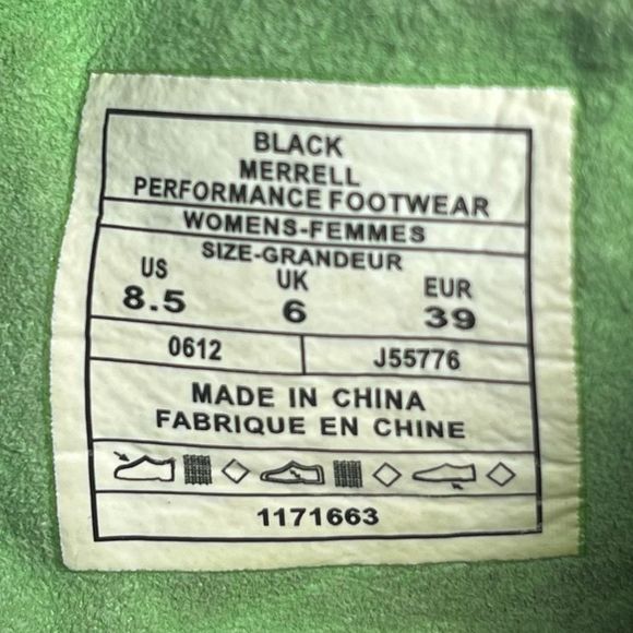 Merrell Black Lithe Glove Barefoot Minimalist Running Shoe Sneaker Womens 8.5 - Picture 8 of 9